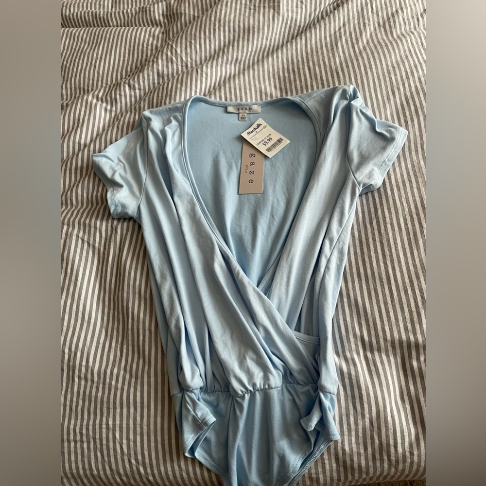 Blue Body Suit
